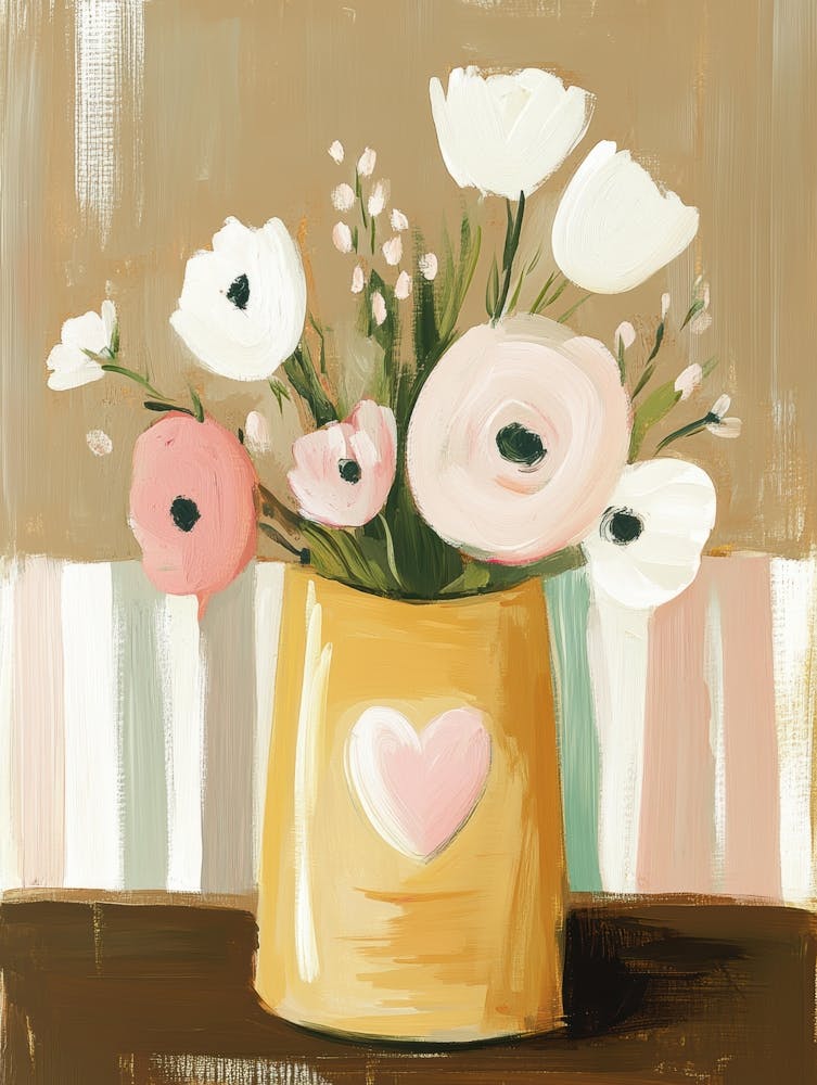 Heart In A Vase