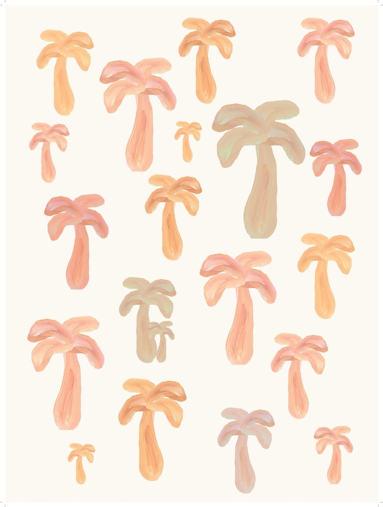Palms Nursery Print