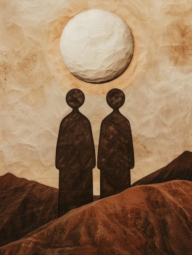 Two People In The Desert