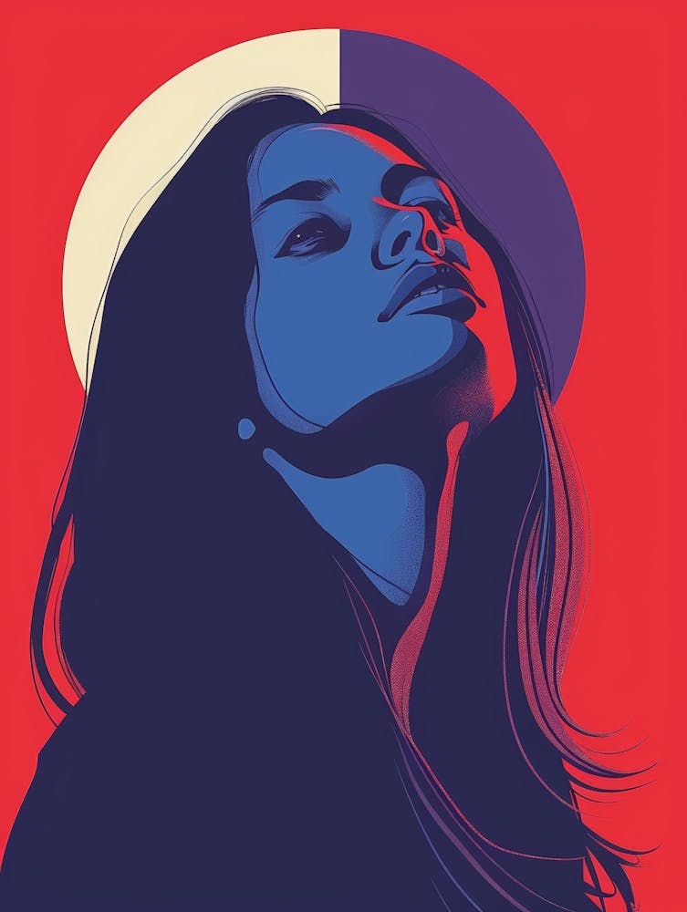 Woman With Long Hair 6
