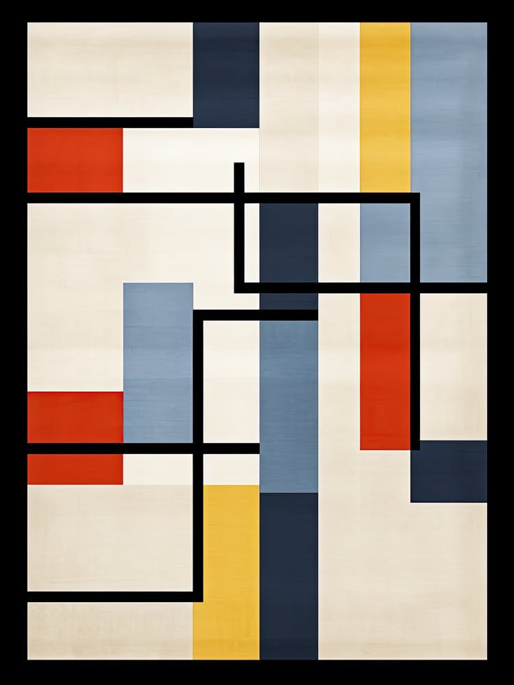 Dynamic Geometry; Abstract Mid Century Patterns