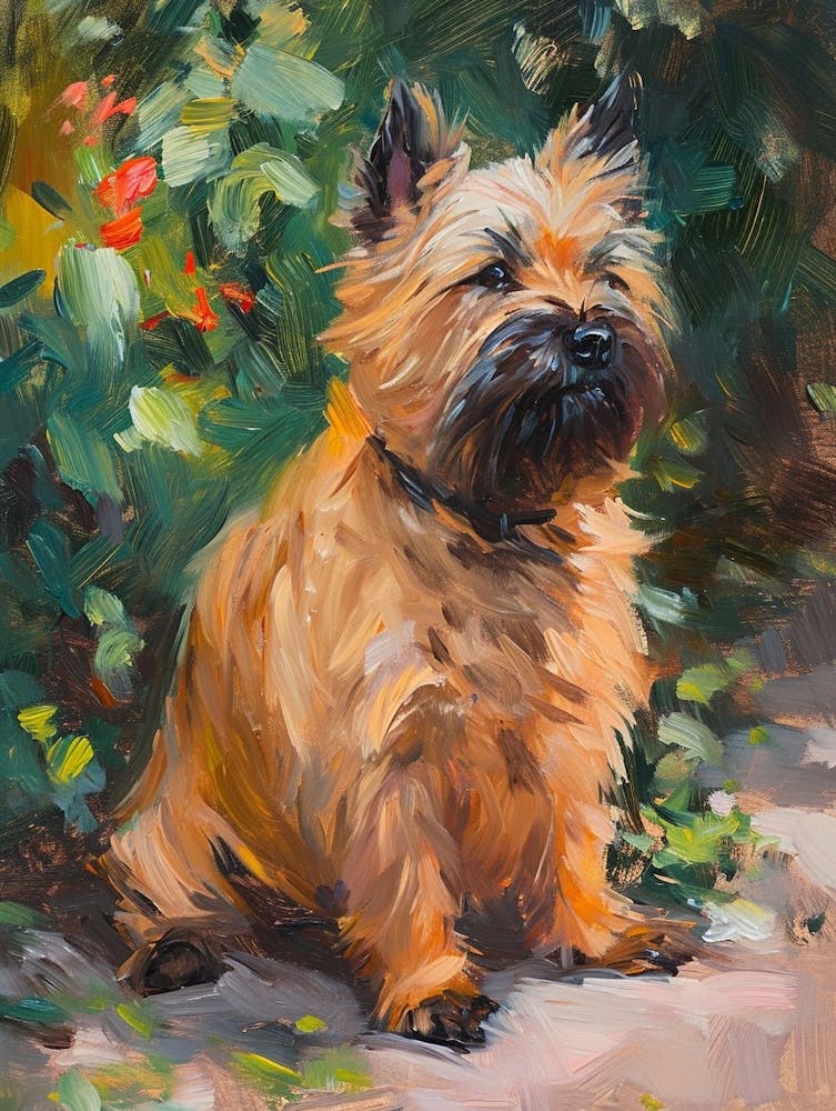 Cairn Terrier Acrylic Painting 5
