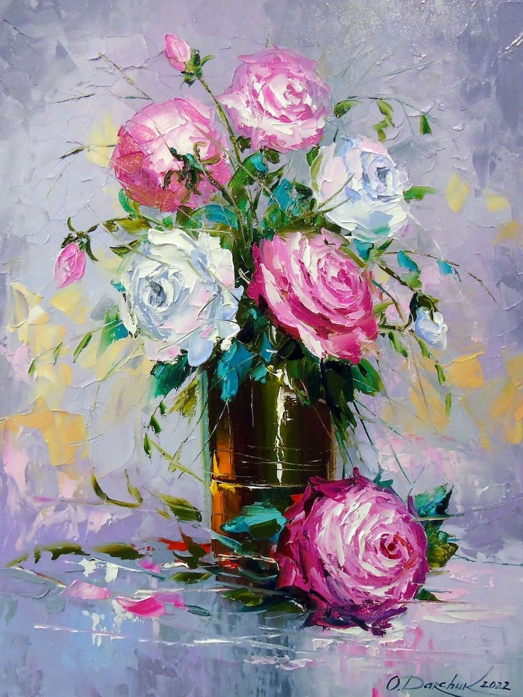 bouquet of evening roses