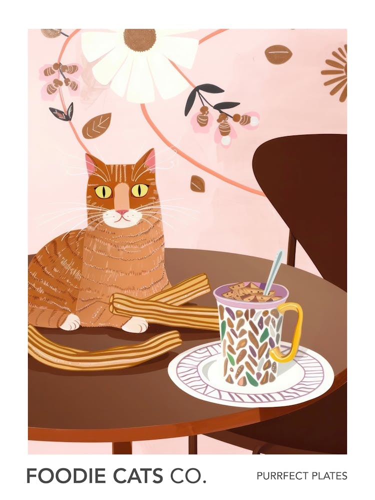 Foodie Cats Co Cat And Churros 1
