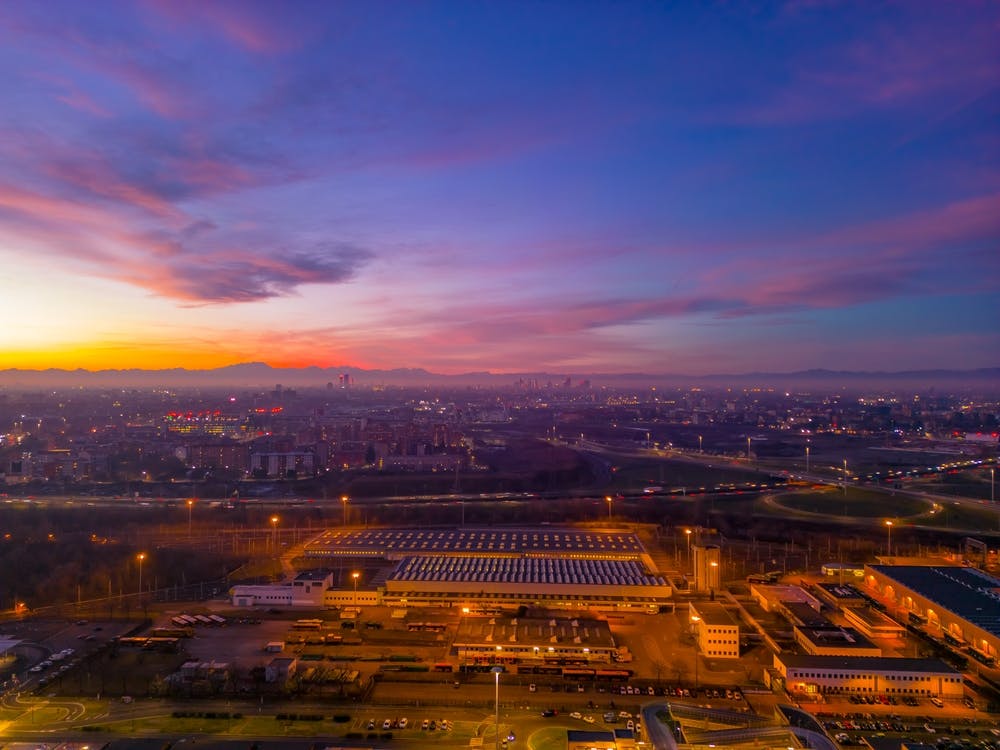 San Donato Milanese Tramonto Stampe d'Arte