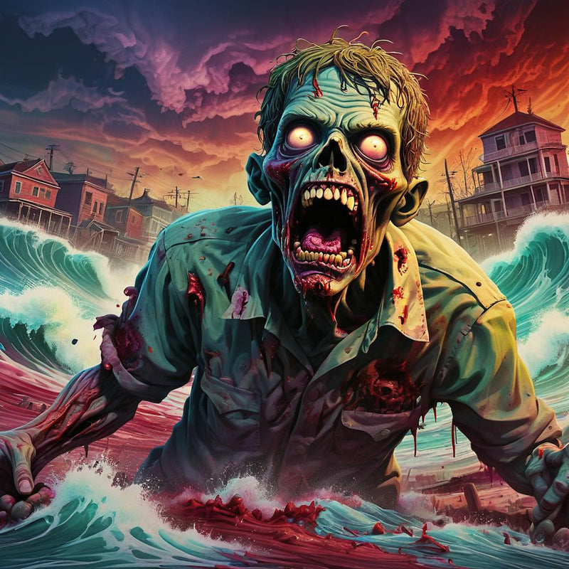 Zombies On The Beach 1