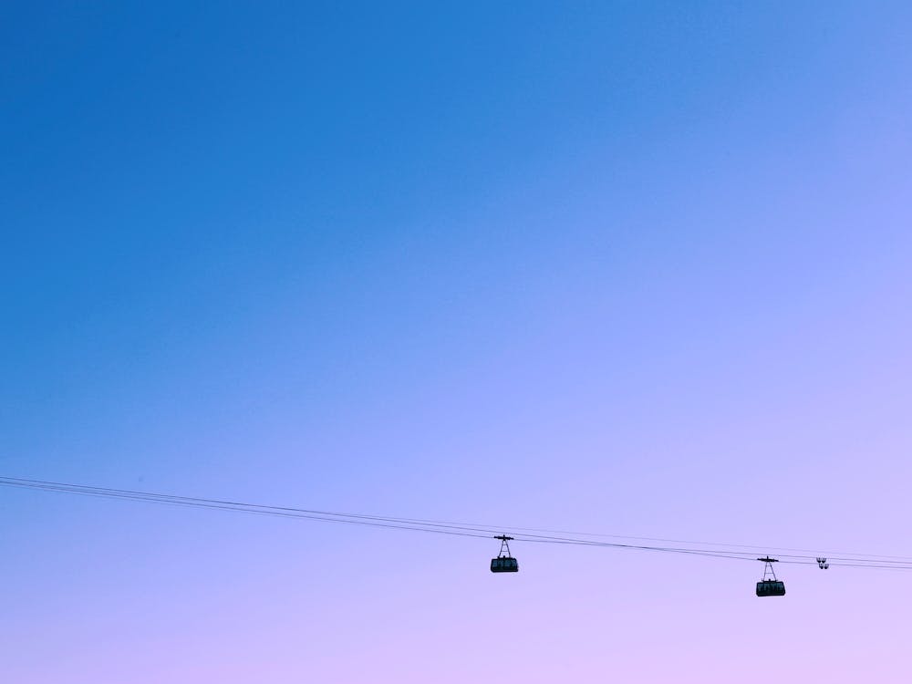 Gondolas In The Sky - Photography