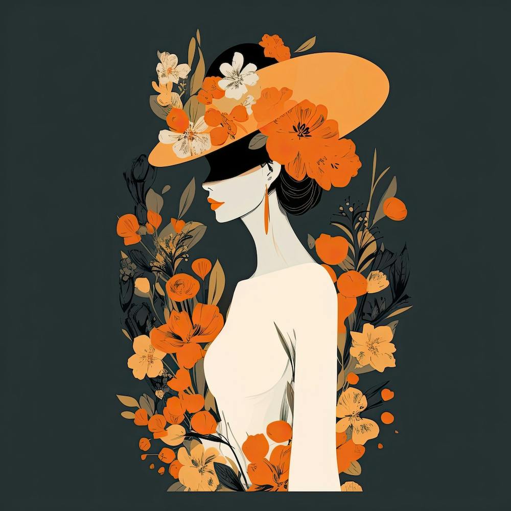 Bloom Body Art Dark Tones Flowers