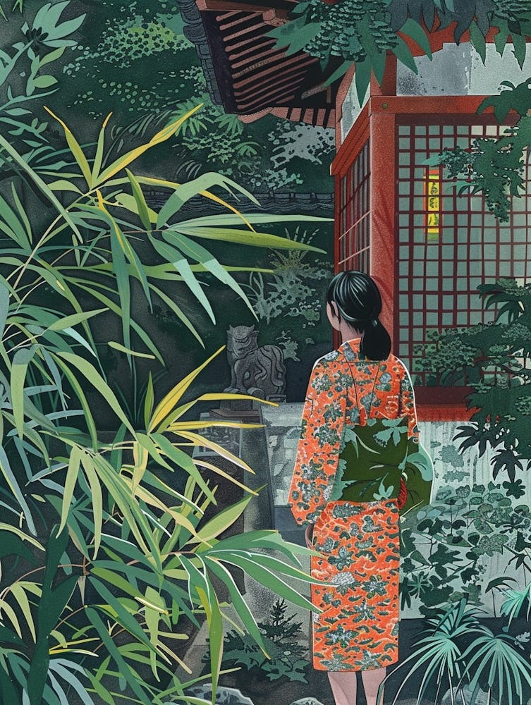 In The Garden Ninna Ji Temple Japan 3