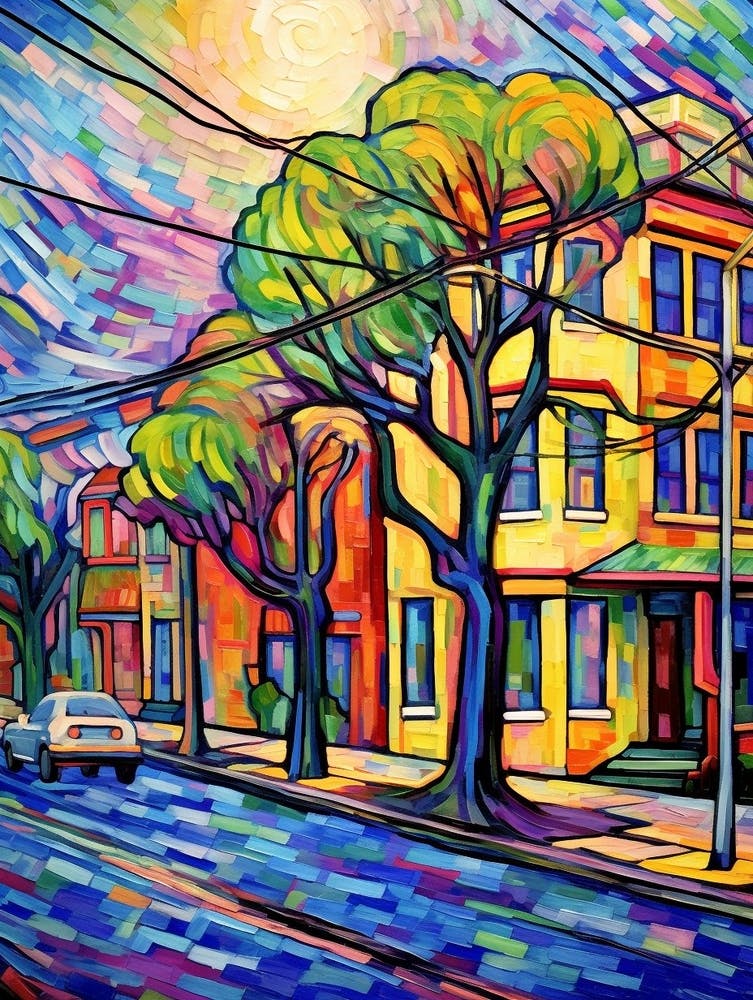 Vancouver Washington Pointillism 5