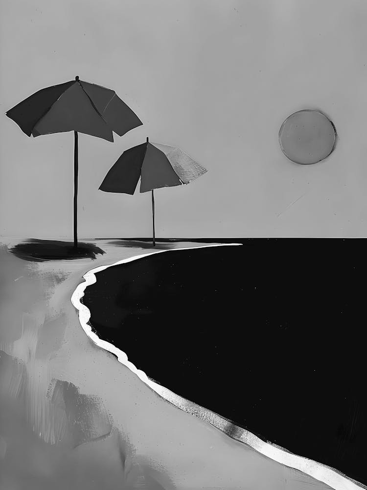 Umbrellas On The Beach 11