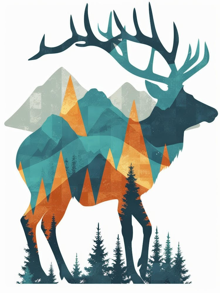 Elk Canvas Print