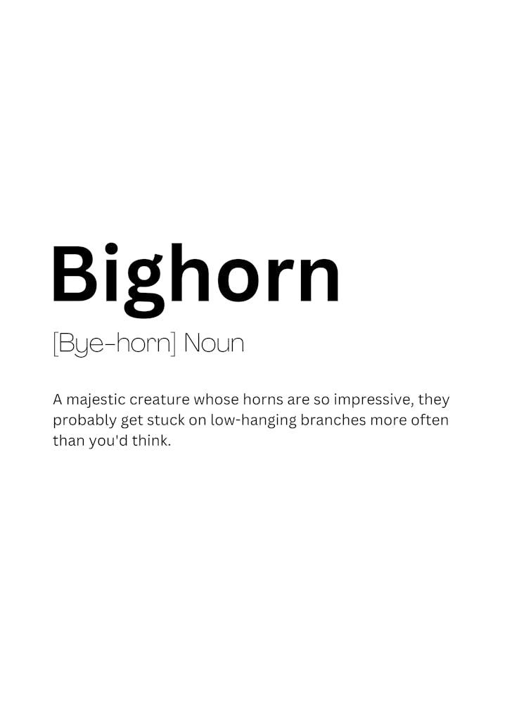 Bighorn Definition Meaning