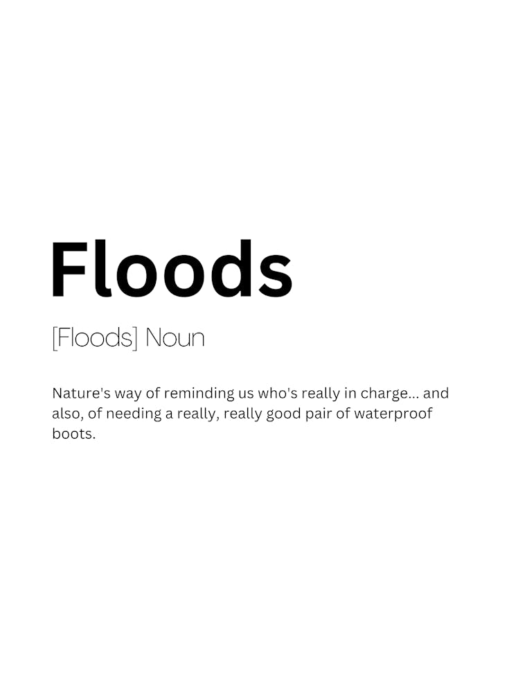 Floods Definition Meaning