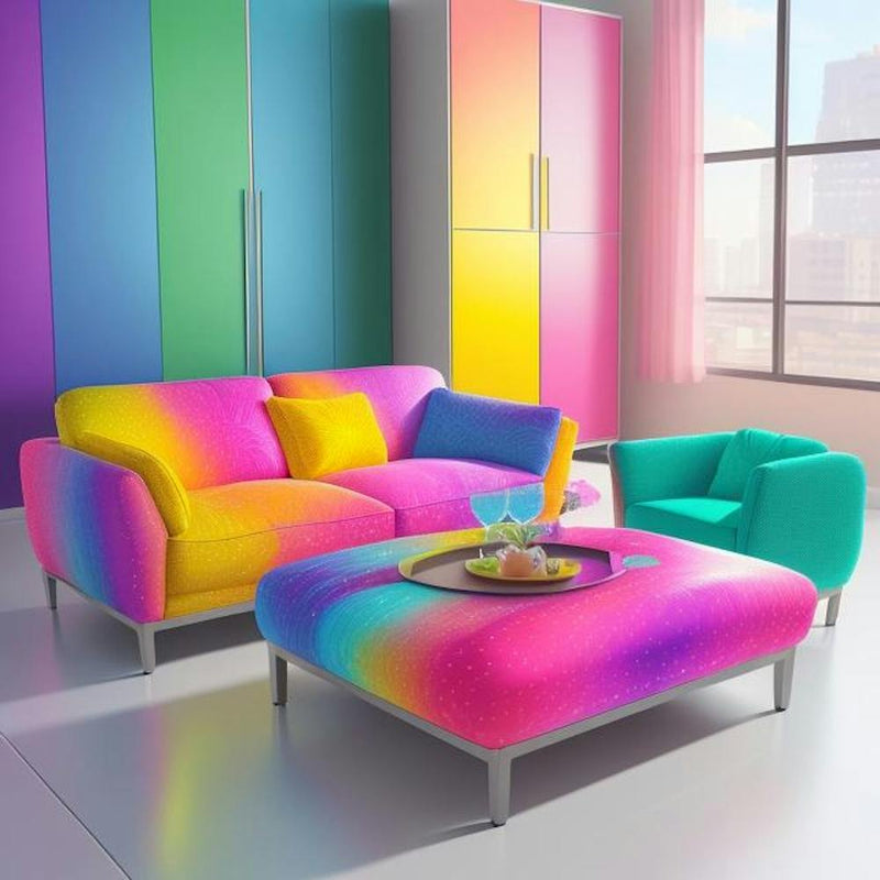 Rainbow ombre