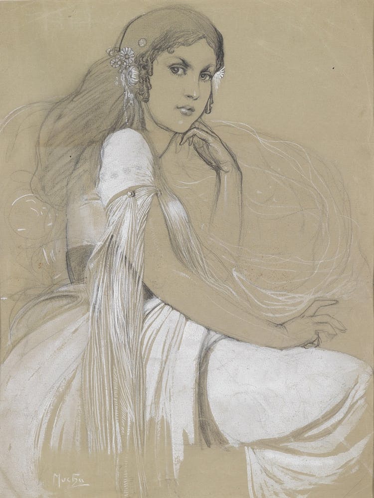 Jaroslava Mucha La Fille de l'Artiste, Alphonse Mucha