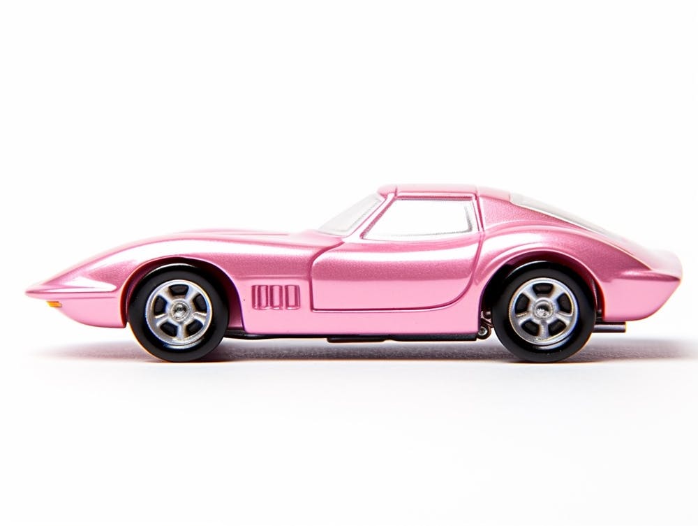 Toy Car 69 Corvette Racer Pink