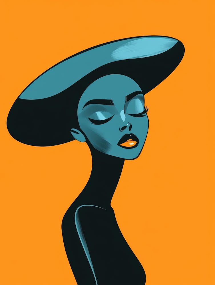 Black Woman In Hat