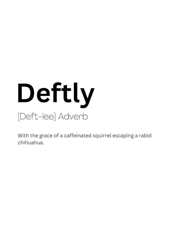Deftly Definition Meaning