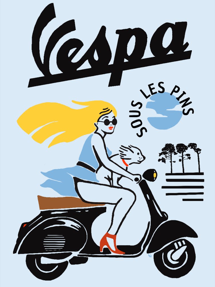 Un Air De Vacances, VESPA, SCOOTER