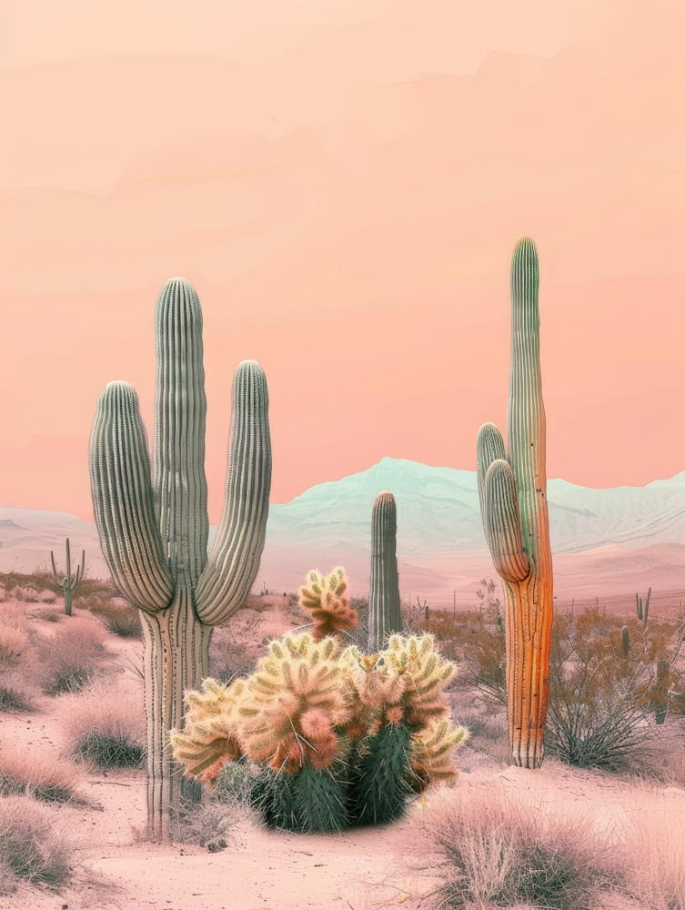 Cactus dans le désert 4