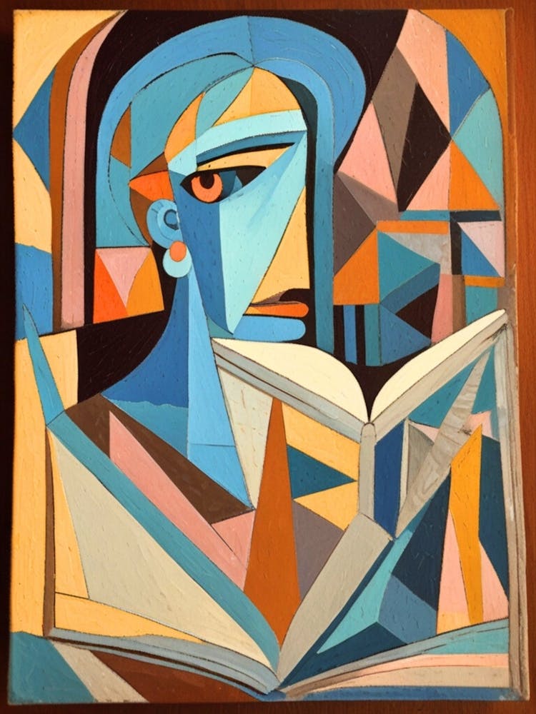 Man Reading A Book