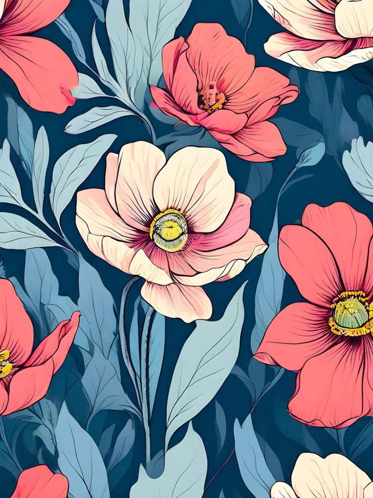 Seamless Floral Pattern 34
