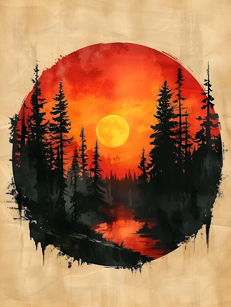Sunset Canvas Print