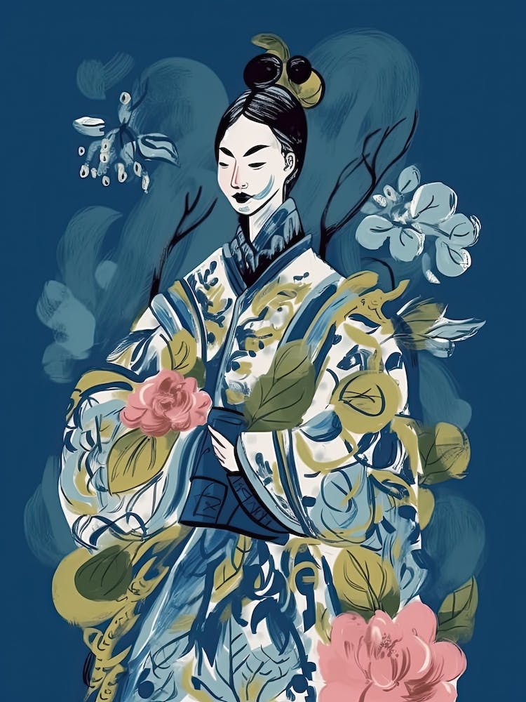 Female Samurai Onna Musha Illustration 19