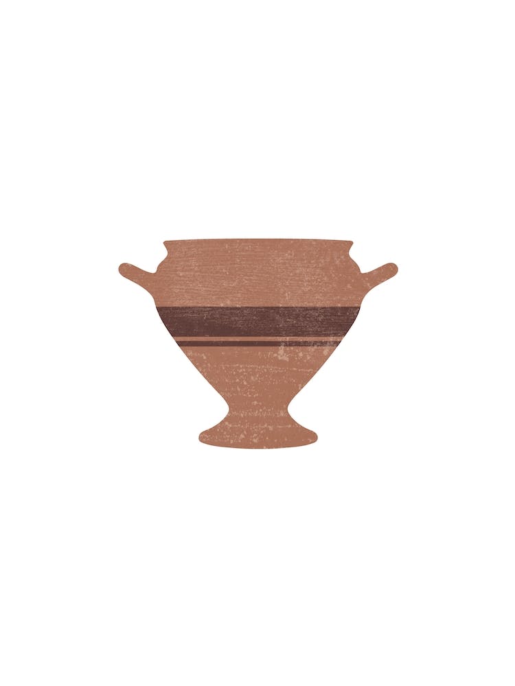 Minimal Greek Vase Bell Krater