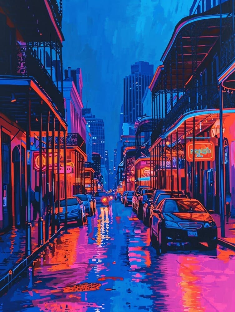 Bourbon Street Retro Pop Art 1