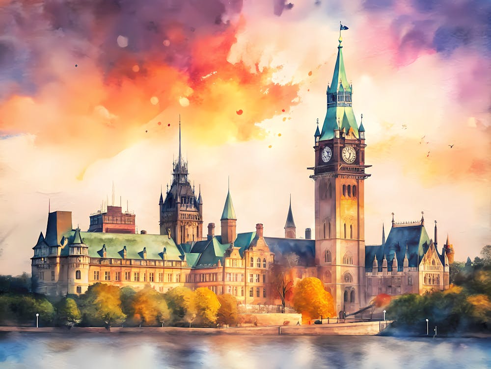 Ottawa Ontario A Vintage Scene
