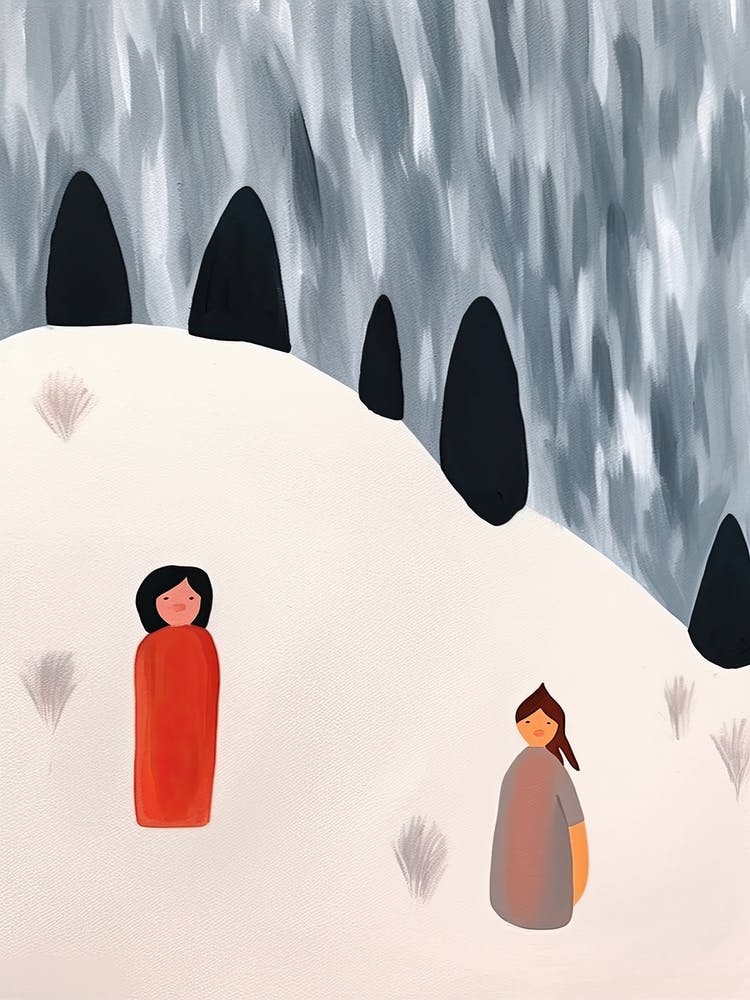 Mountains, Tiny People And Illustration 6