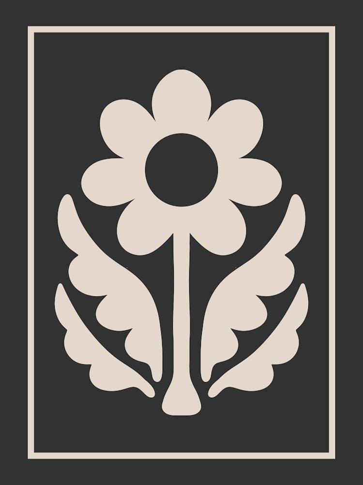 Abstraktes Blumenmotiv Nr. 1718