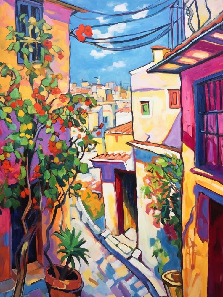 Izmir Turkey 3 Fauvist Painting