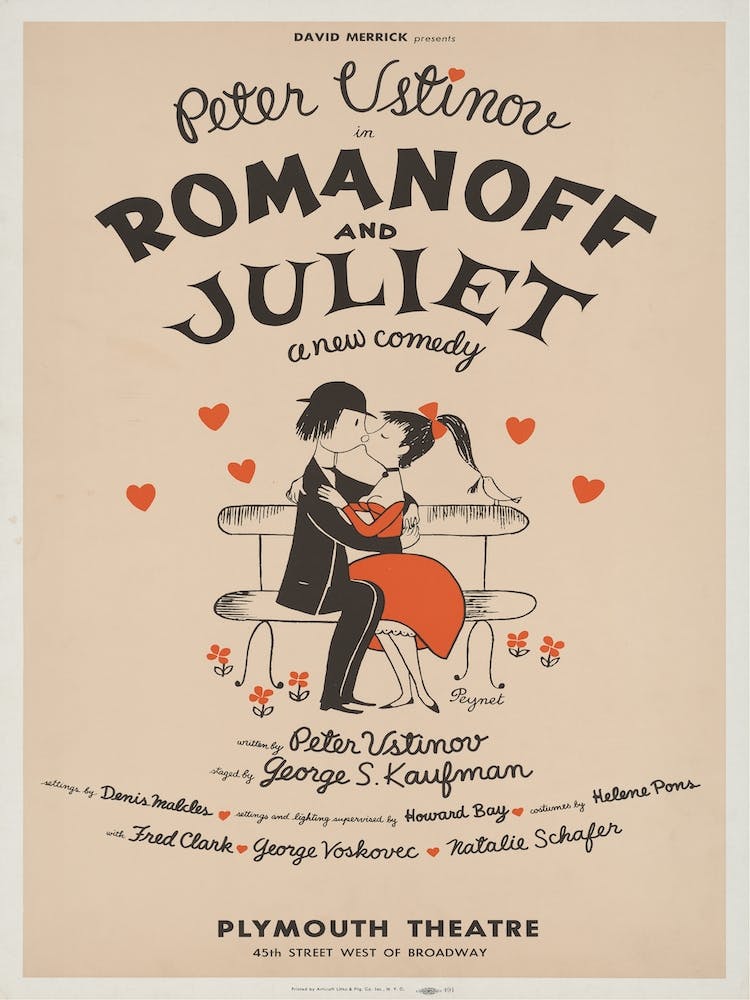 Romanoff And Juliet Theaterplakat 1960