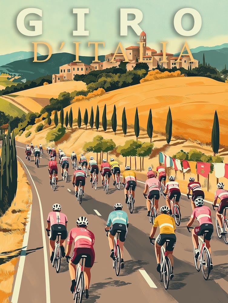Giro D'Italia Cyclists