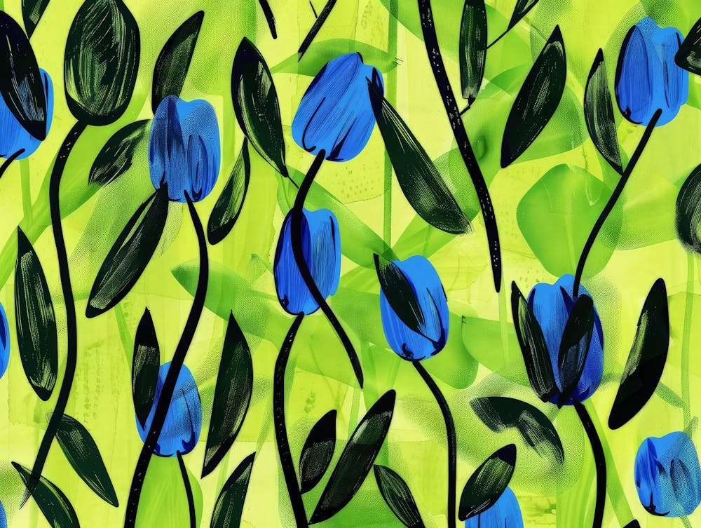 Blue Tulips 11