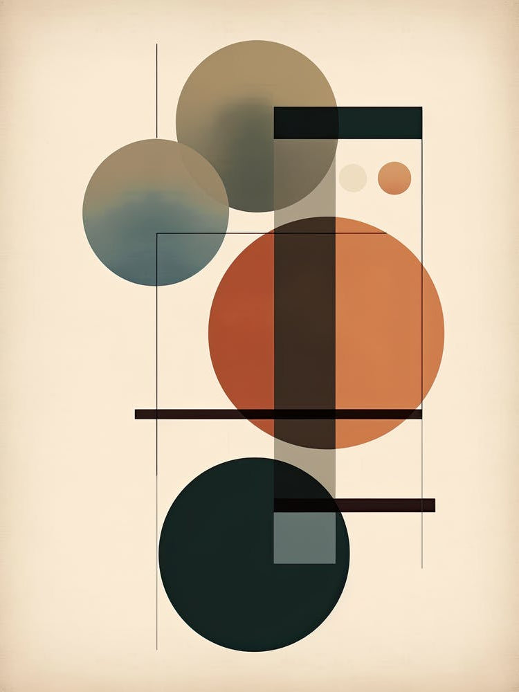 Radiant Reverie; Mid Century Boho Harmony