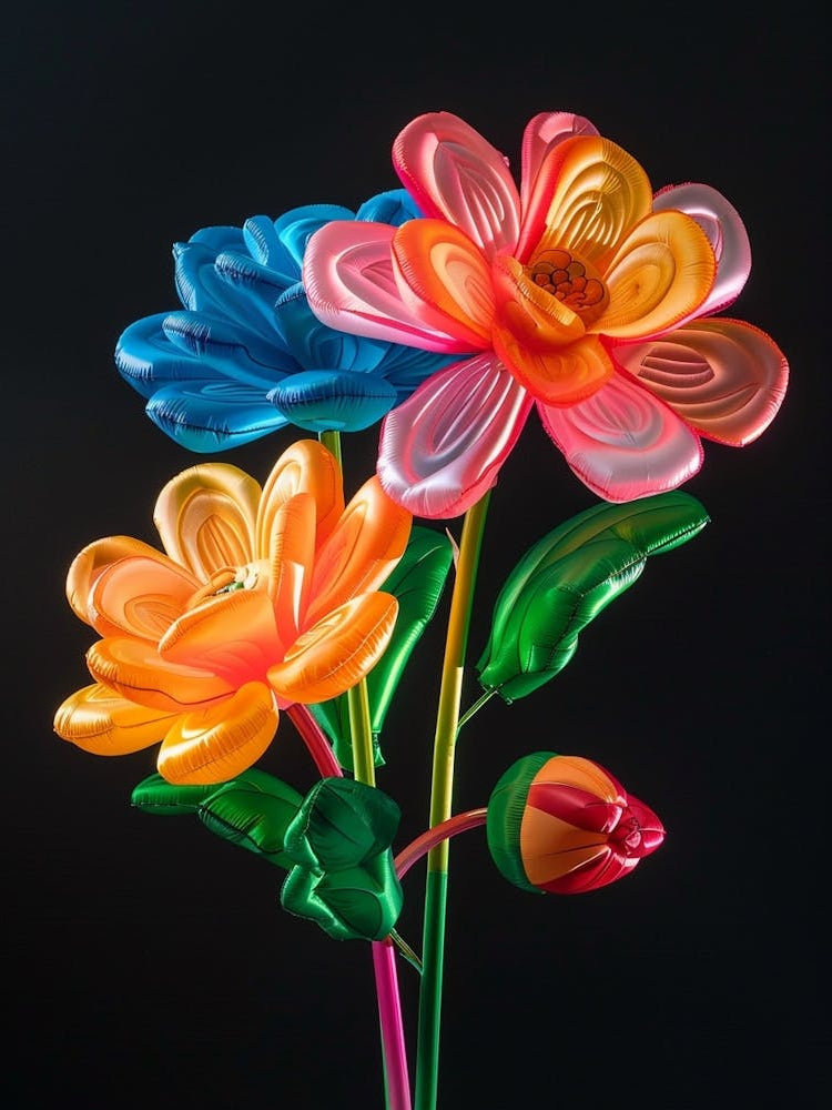 Bright Inflatable Flowers Dahlia 2