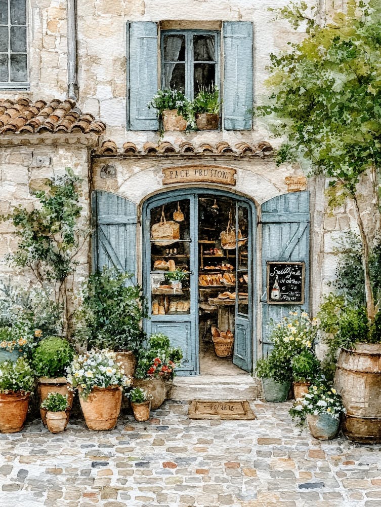 Aihrgdesign Eine Bäckerei im Vintage-Stil in einem kleinen europäischen Ort Ca0ffa28 9ef3 4e6b A8a2 3095fb387ddb 1