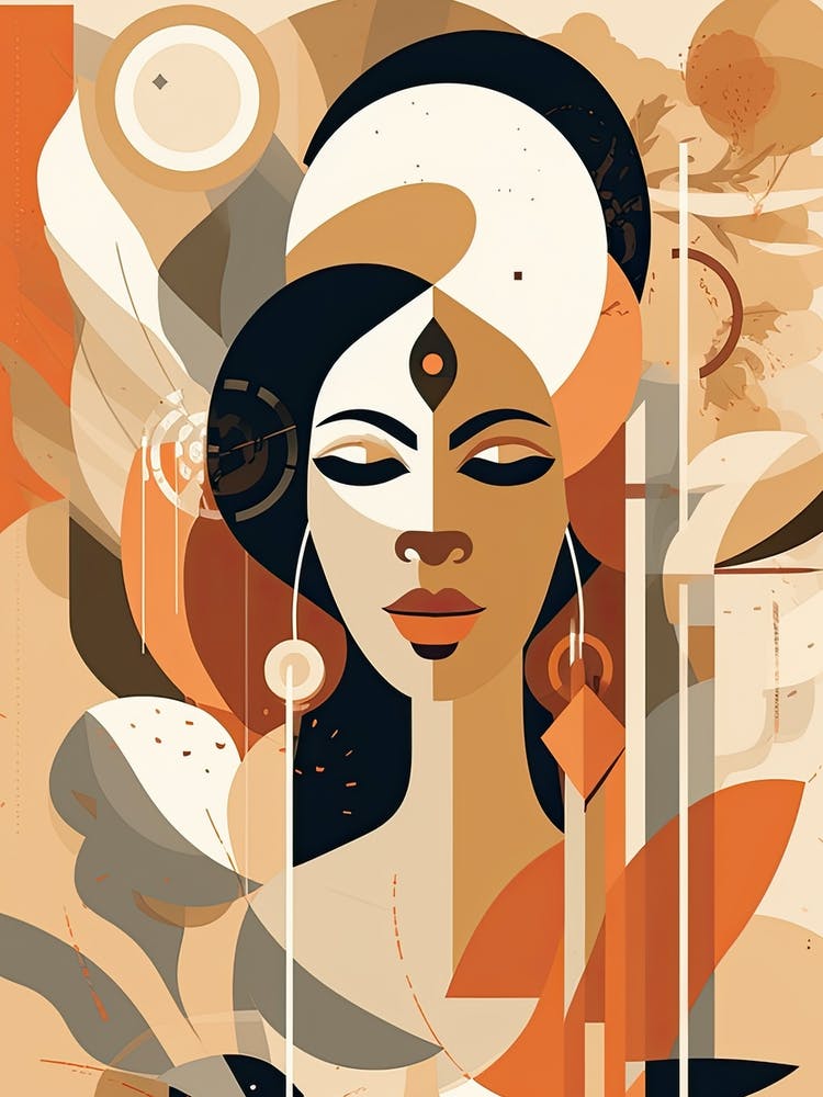 Woman Portrait Abstract