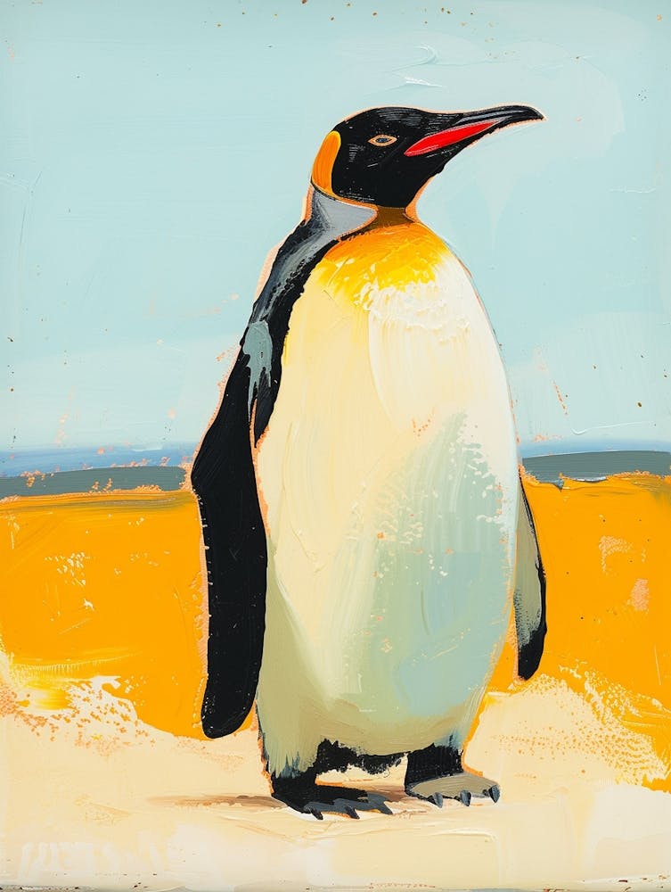 King Penguin Salisbury Plain Colour Block Painting 3