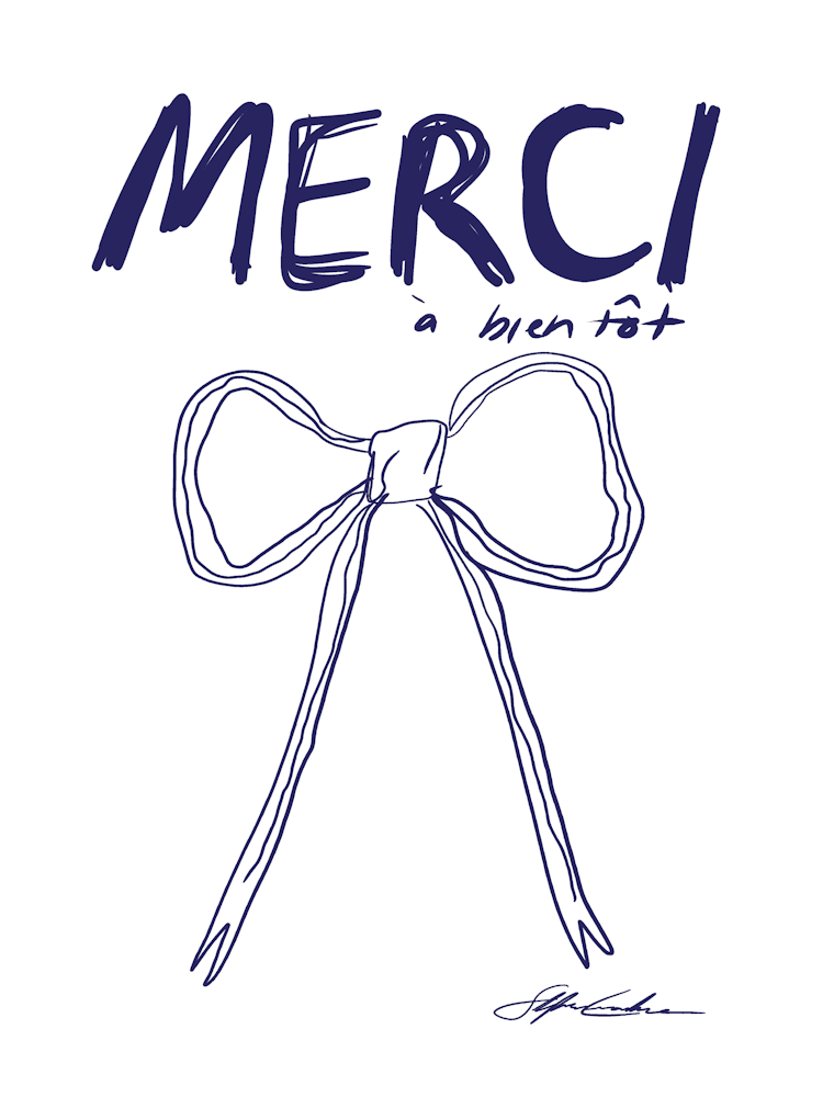 Merci, Blue