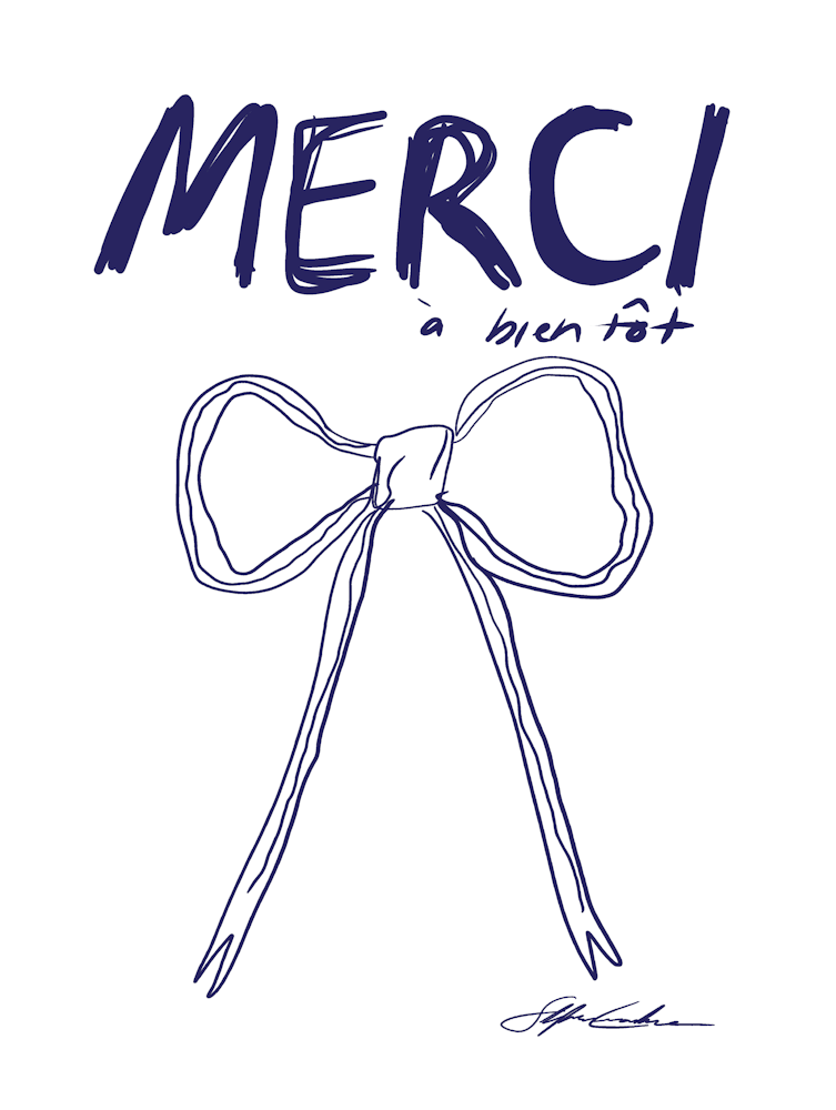 Merci, Blue