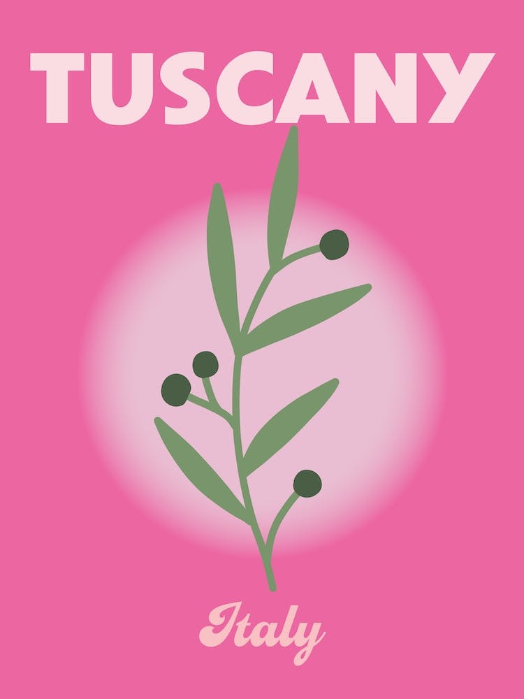 Tuscany Italy Travel Print