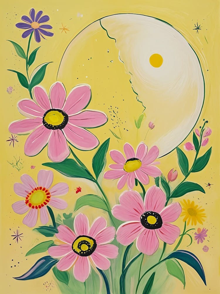 Moon And Flowers no3
