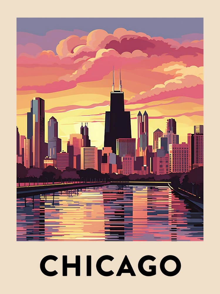 Chicago Travel Poster 14