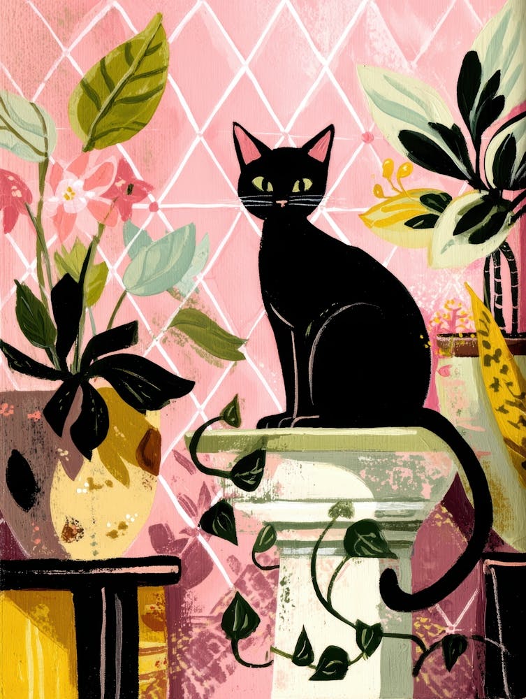 Cat On A Pedestal