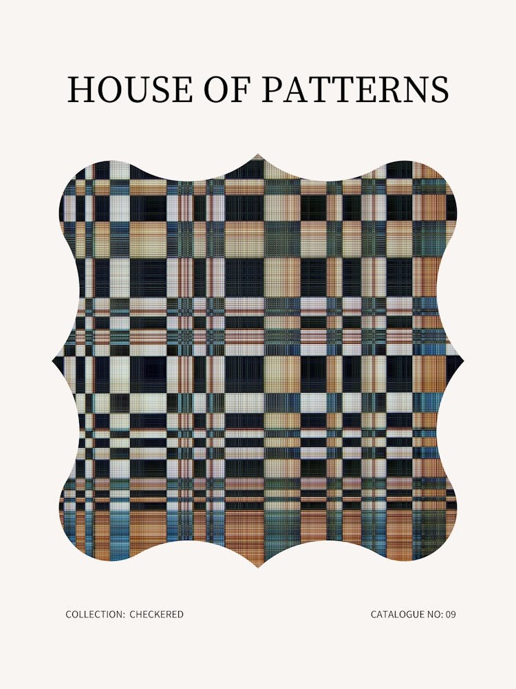 Checkered Pattern Poster 9
